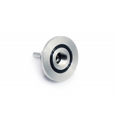 Bottom Feed 510 Connector - Ceramic / PEEK Core With 22mm Top Cap - Stainless Steel