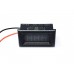 0.36" LED Display DC Voltmeter with Mounting Surround - Green