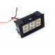 0.56" LED Display DC Voltmeter with Mounting Surround - Yellow
